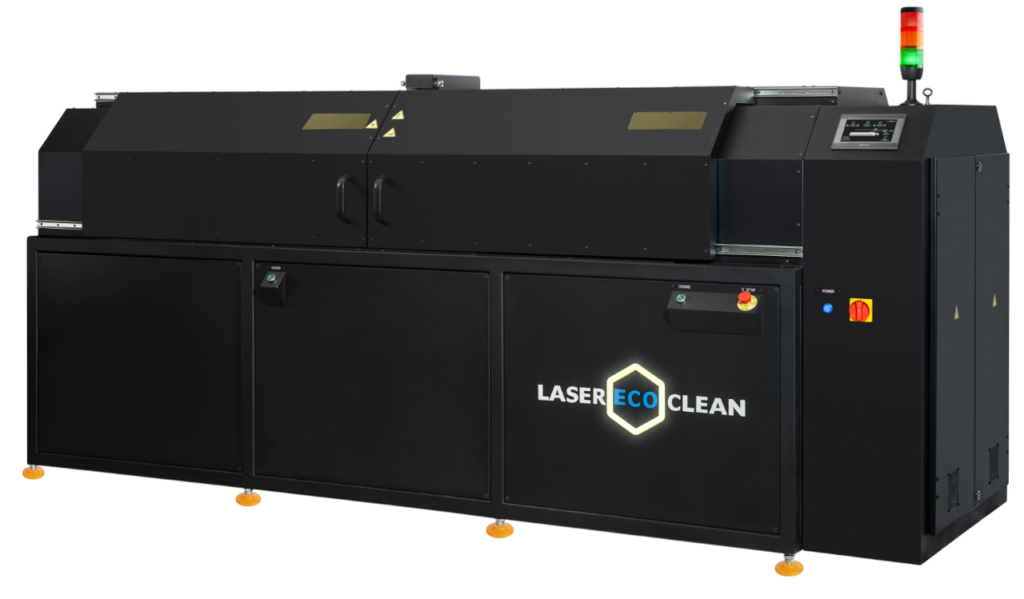 LaserEcoClean LEC50 anilox roll laser cleaning machine