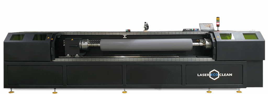 LEC500 stationary machine for laser cleaning anilox rolls