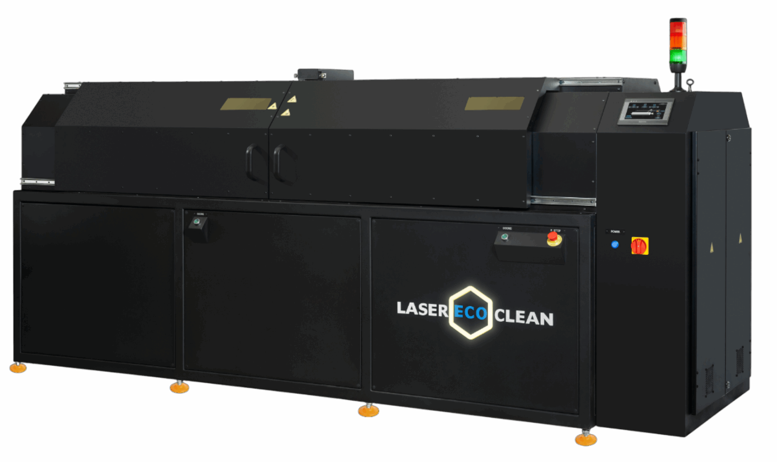 Stationary equipment for laser cleaning of anilox roll LEC50