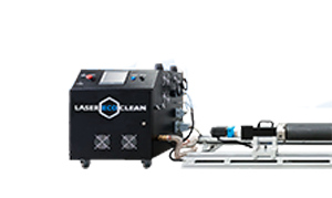 Mobile equipment for laser cleaning of anilox roll