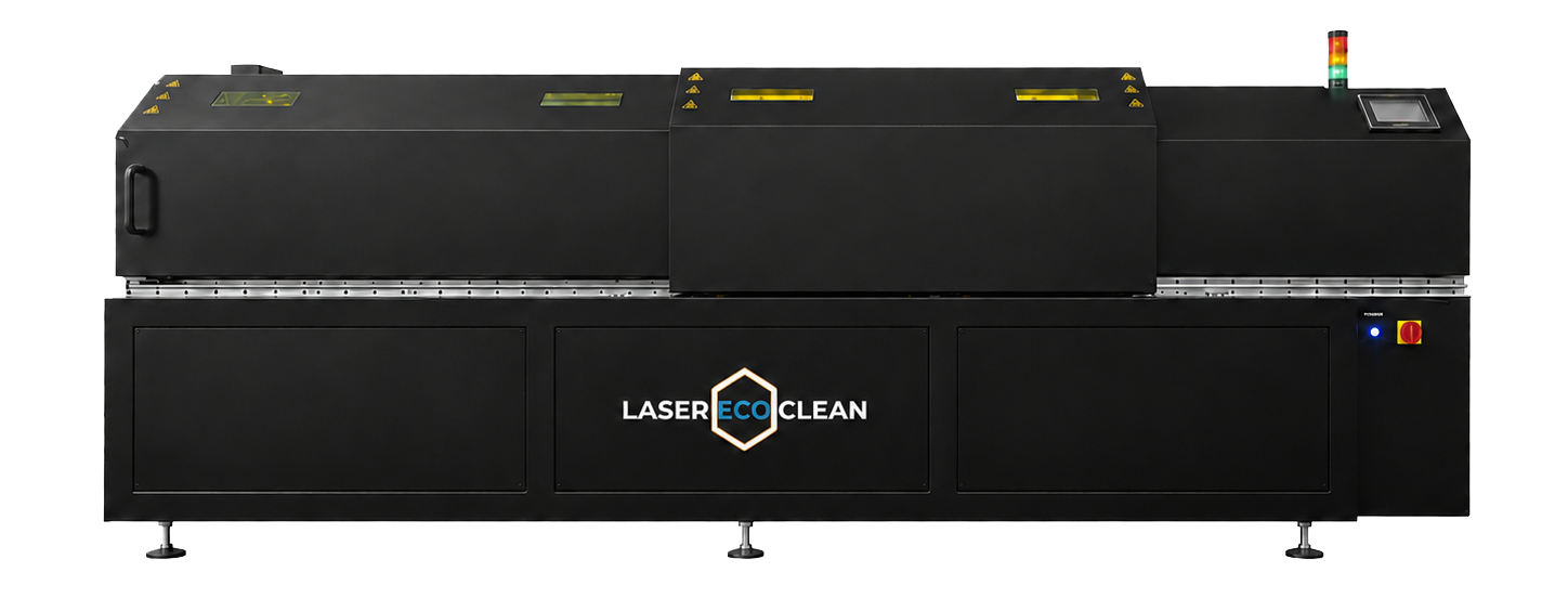 Stationary equipment for laser cleaning of anilox roll LEC200