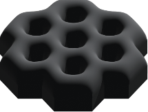 3D model of the cells after 12–18 months of cleaning